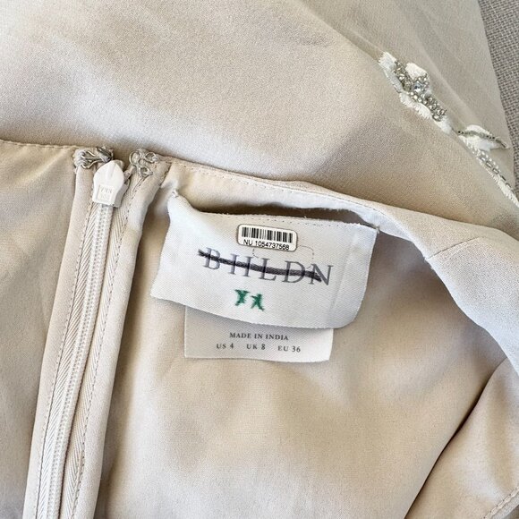 Anthropologie BHLDN Belize Dress Wedding Gown Maxi Long Sleeve Formal Cream 4 - Picture 14 of 14